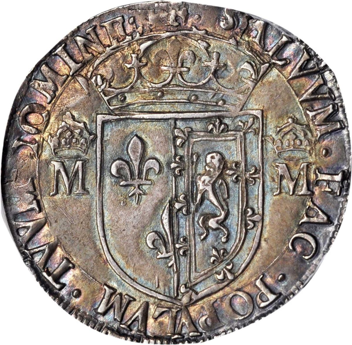 Scotland 1 Testoon - Mary I 3rd Period reverse