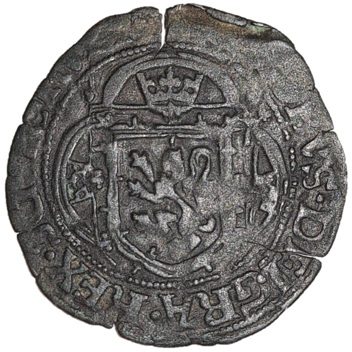 Scotland 1 Plack - James V 1st Coinage obverse