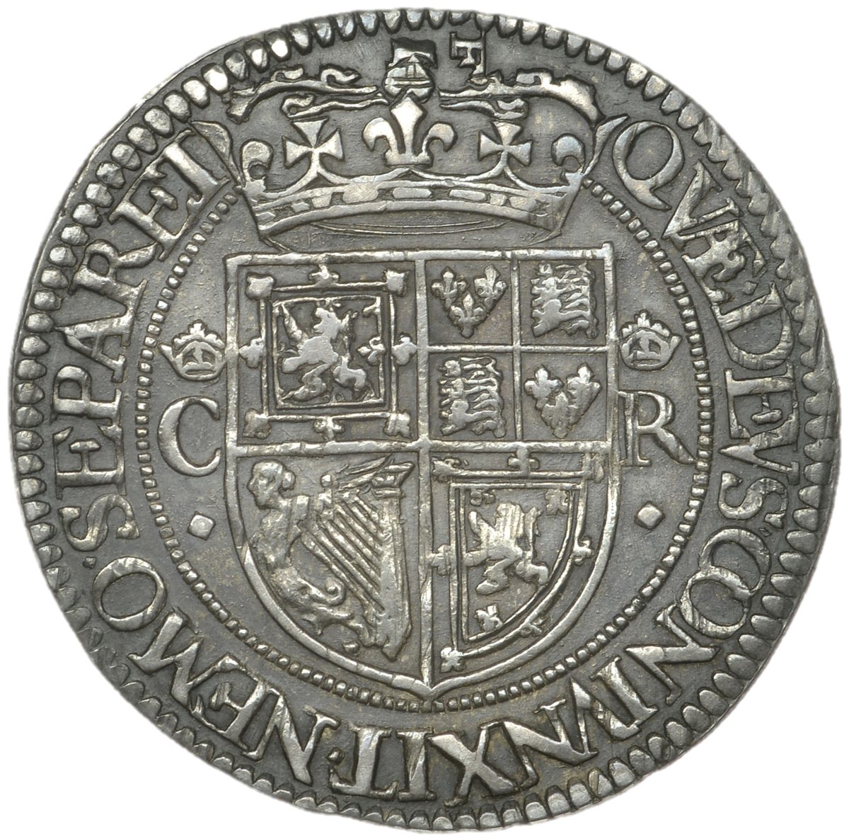 Scotland 12 Shillings - Charles I 3rd Coinage, 3rd Issue reverse