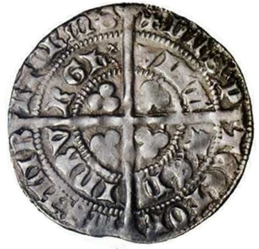 Scotland 1 Groat - Robert III Heavy Coinage, 2nd Issue reverse