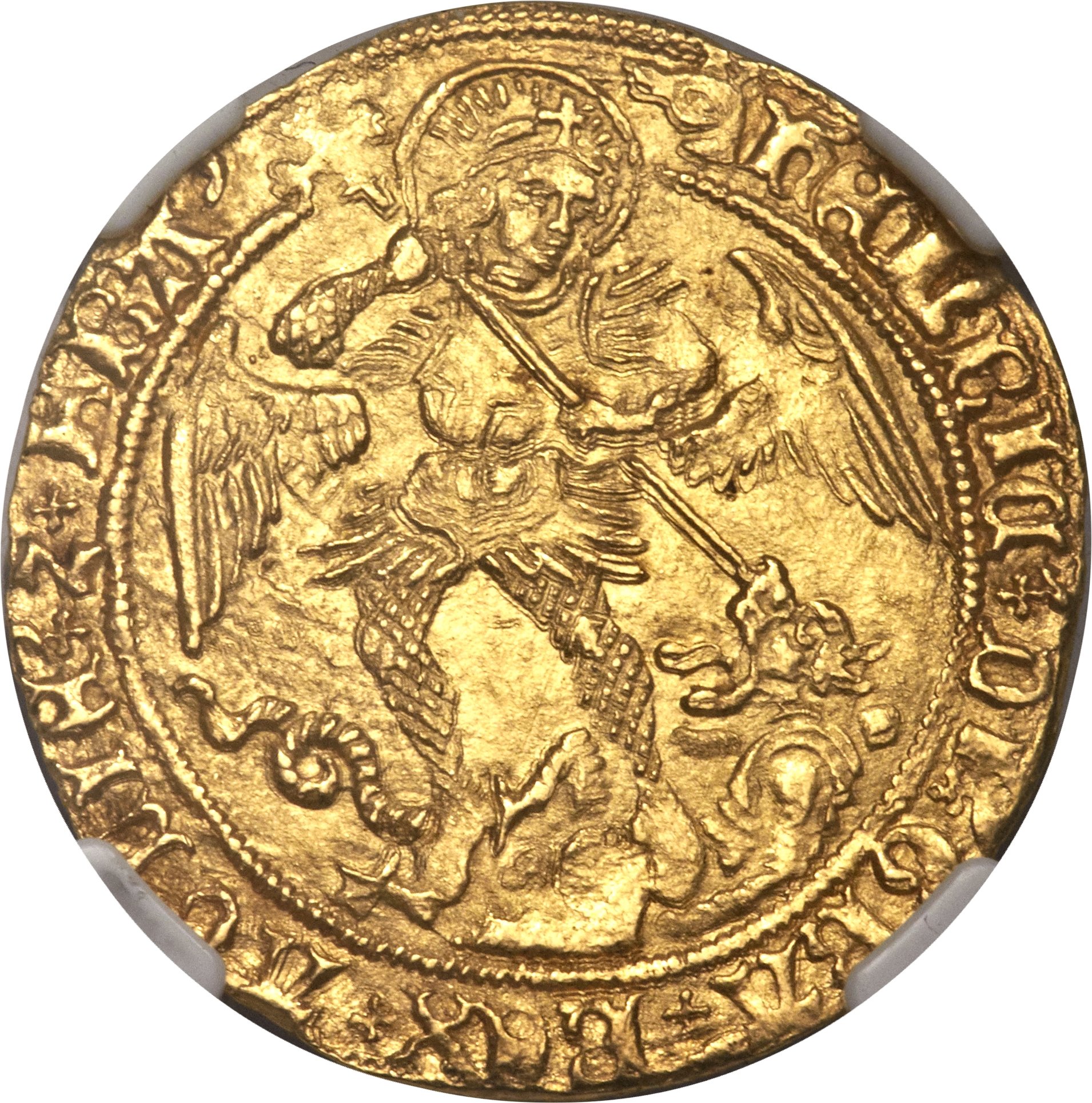 1 Angel - Henry VII class IV obverse