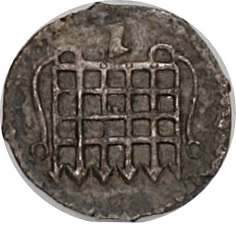 ½ Penny - Elizabeth I 7th issue obverse
