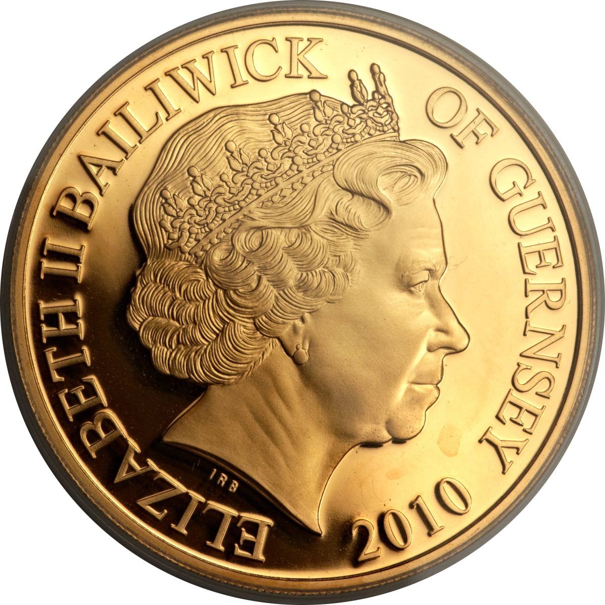 Guernsey 5 Pounds - Elizabeth II 4th portrait; Florence Nightingale obverse