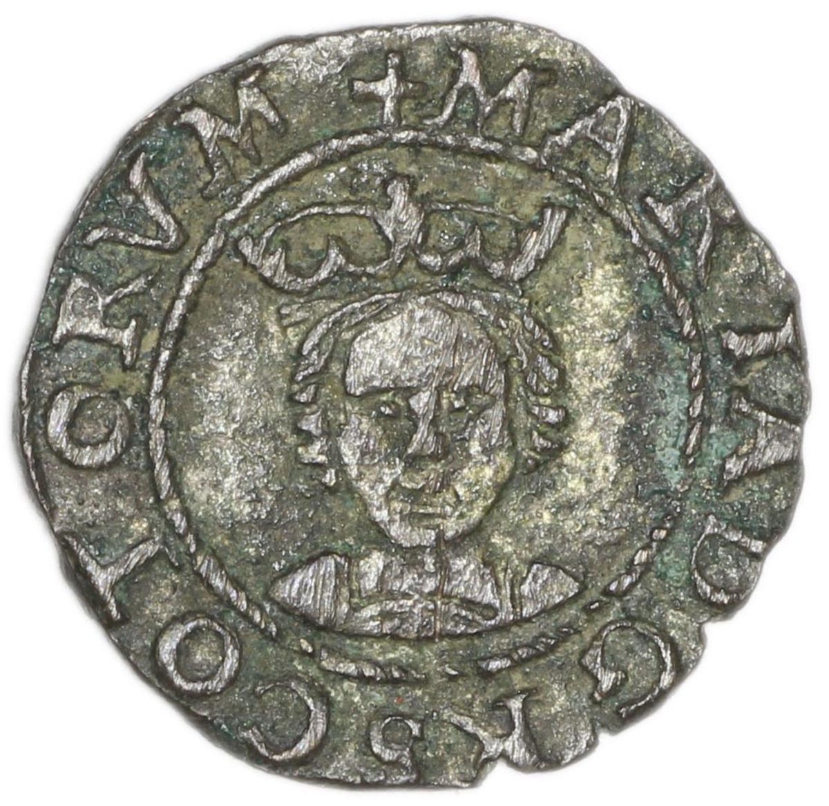 Scotland 1 Penny - Mary I 1st Period, Type I obverse