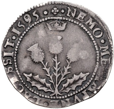 Scotland 5 Shillings - James VI 7th Coinage reverse
