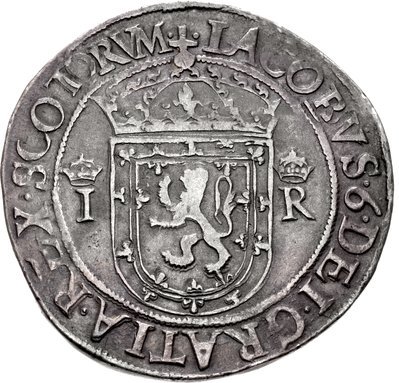 Scotland 1 Ryal - James VI 1st Coinage obverse