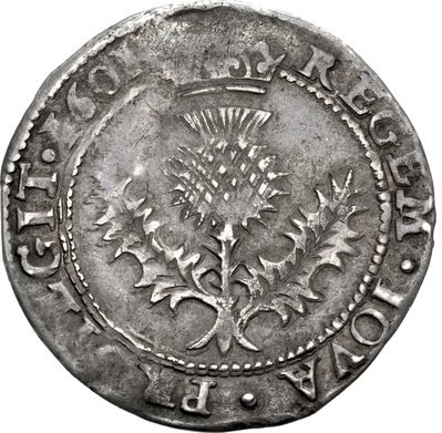 Scotland ½ Thistle Merk - James VI 8th Coinage