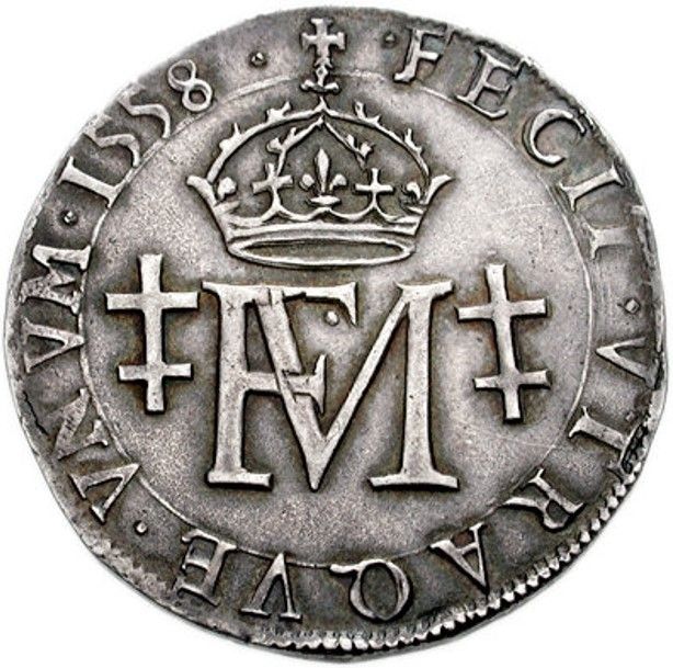 Scotland 1 Testoon - Francis and Mary 2nd Period, Type I
