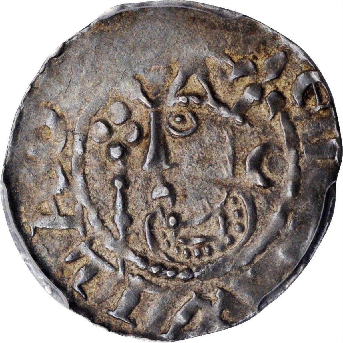 Scotland 1 Penny - William I Crescent and Pellet Coinage, Type II obverse