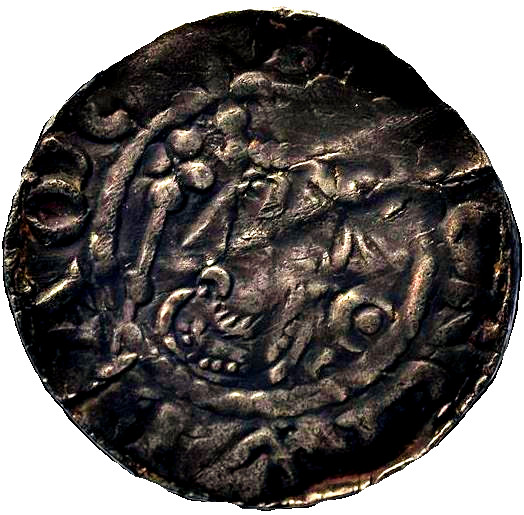 Scotland 1 Penny - William I Crescent and Pellet Coinage, Type II obverse
