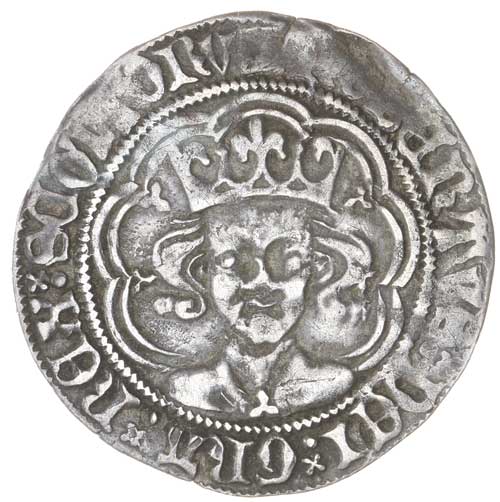 Scotland 1 Groat - Robert III Heavy Coinage, 2nd Issue obverse