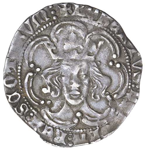 Scotland 1 Groat - Robert III Heavy Coinage, 1st Issue obverse