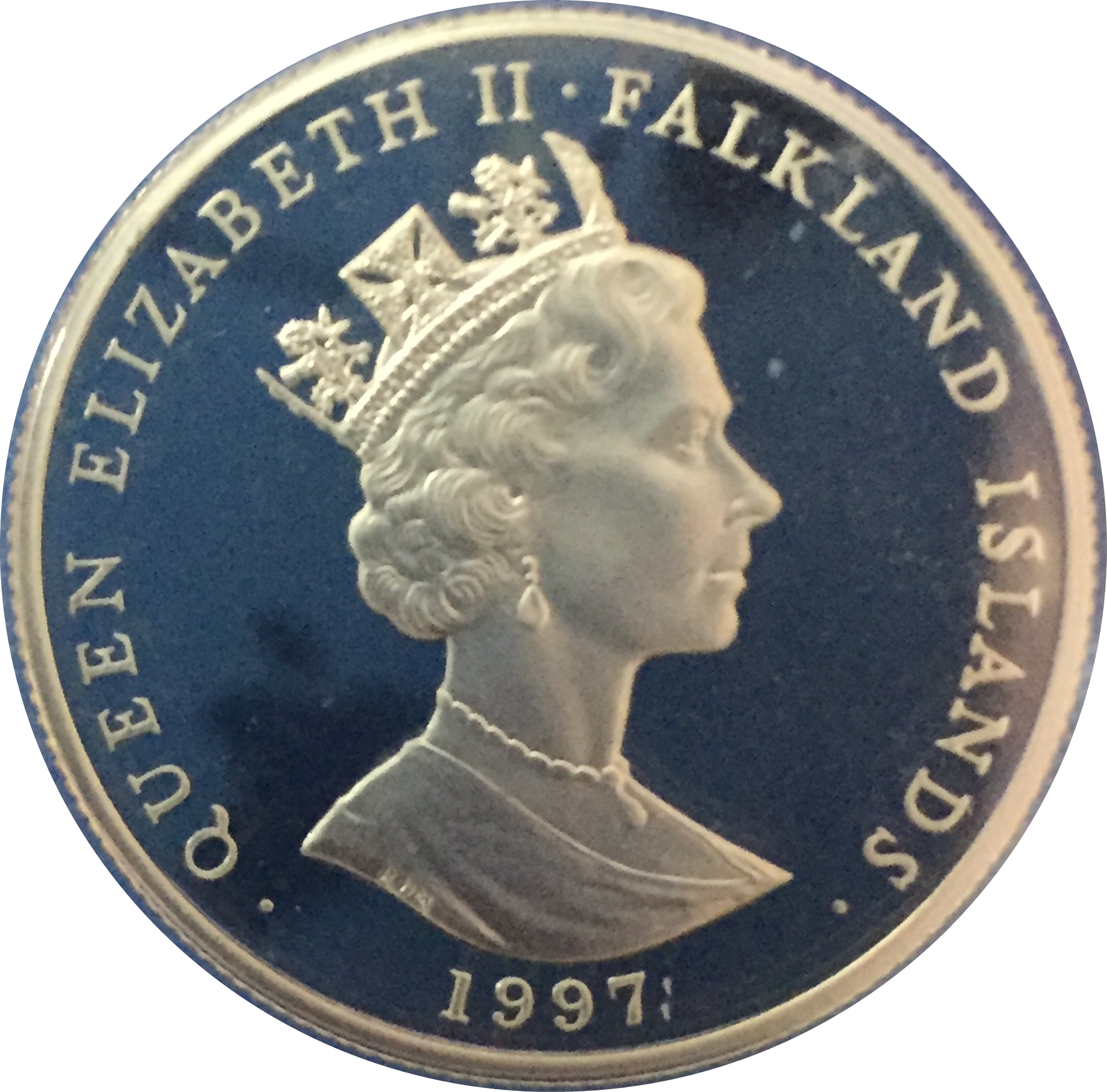 Falkland Islands 50 Pence - Elizabeth II Birth Princess Elizabeth obverse