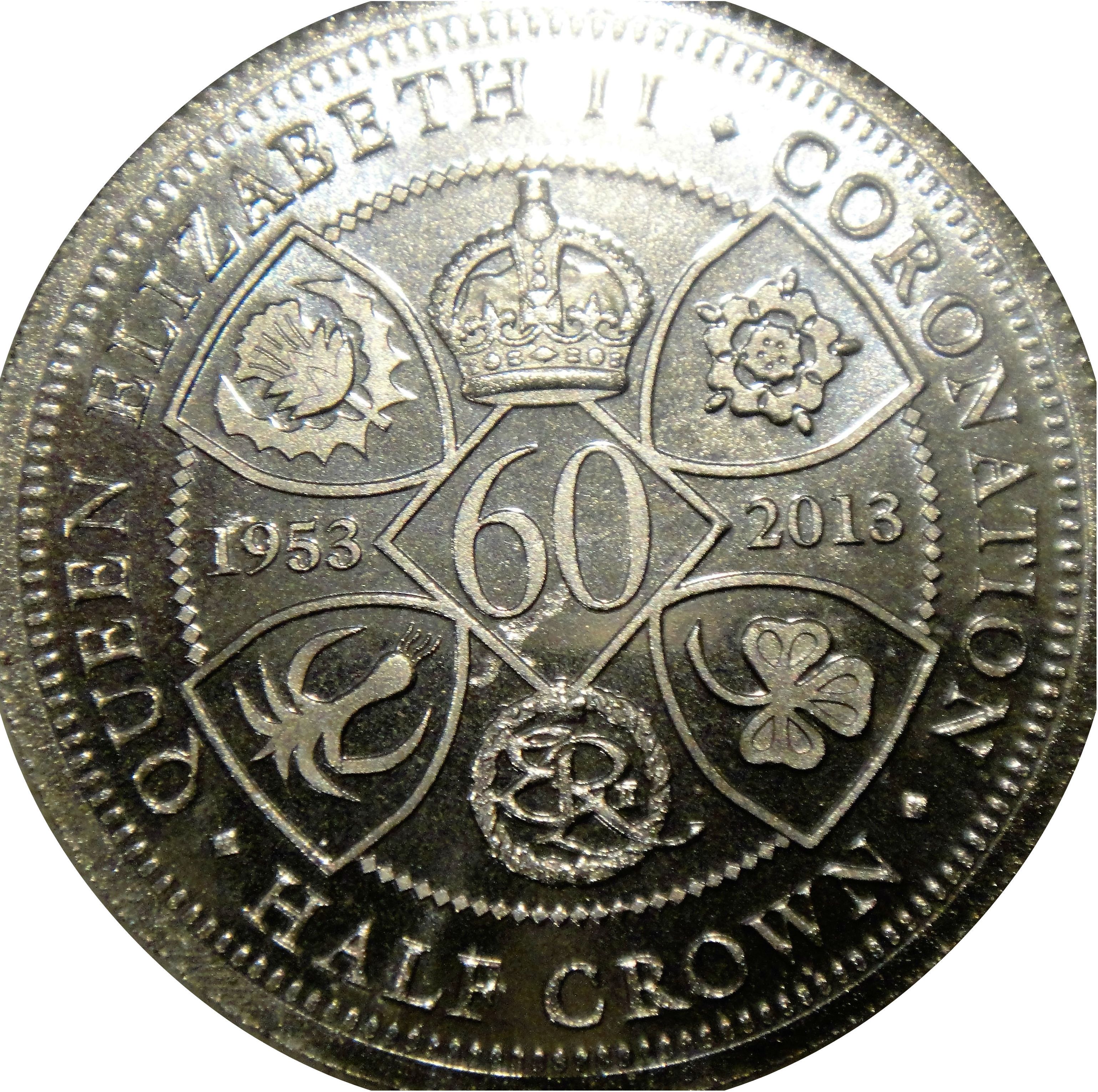 Tristan da Cunha ½ Crown - Elizabeth II Coronation