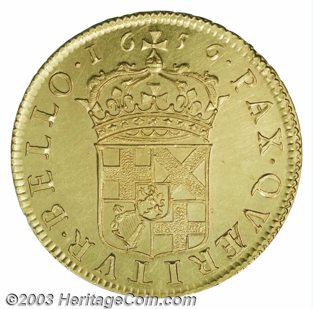 50 Shillings - Oliver Cromwell reverse
