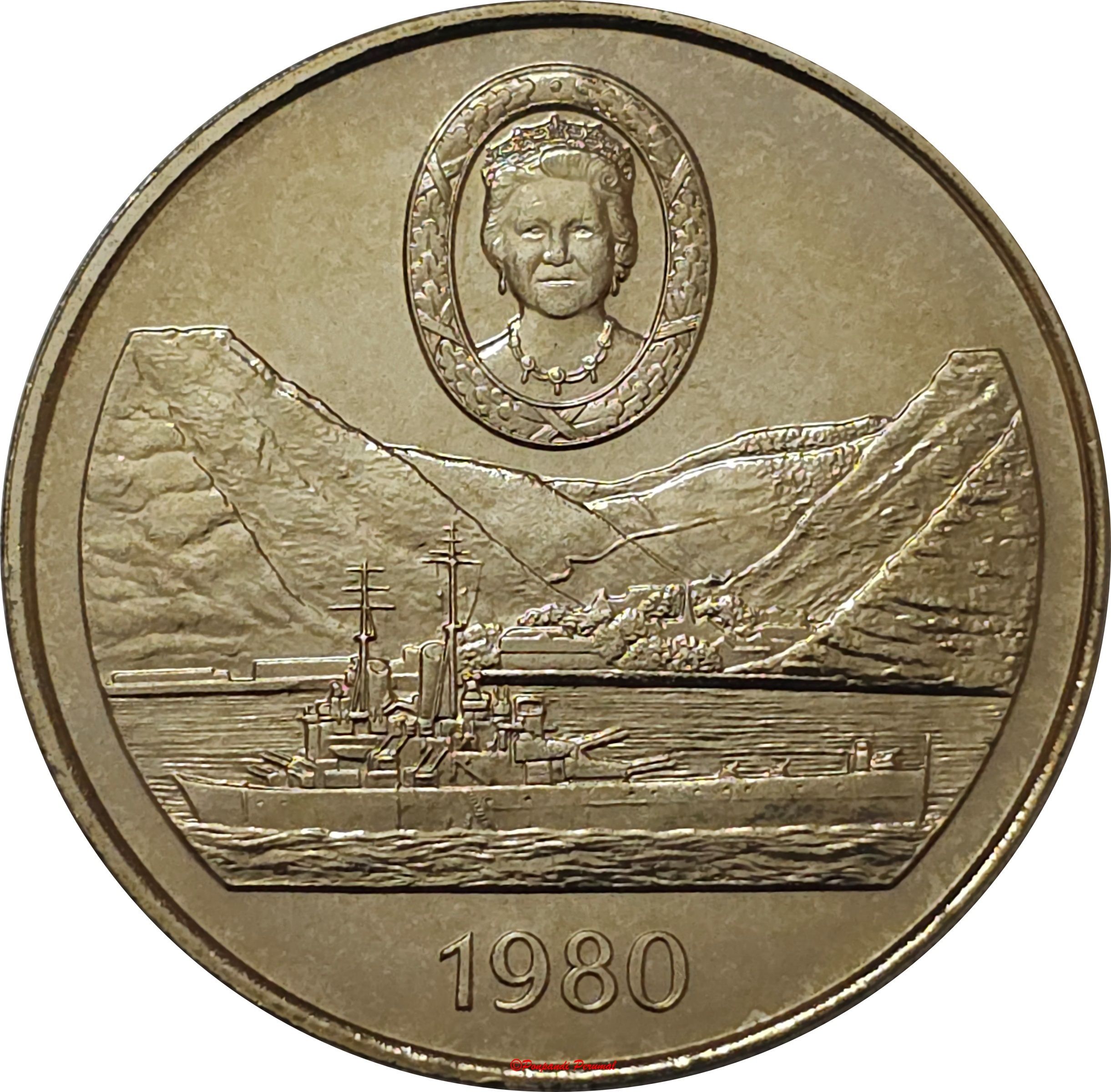 Saint Helena 25 Pence - Elizabeth II Queen Mother