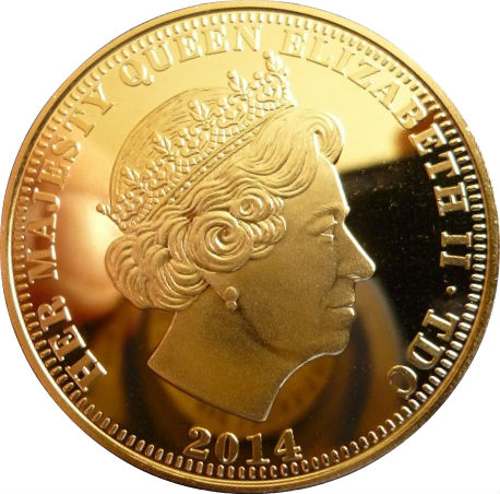 Tristan da Cunha 1 Crown - Elizabeth II Four generations Royal family obverse