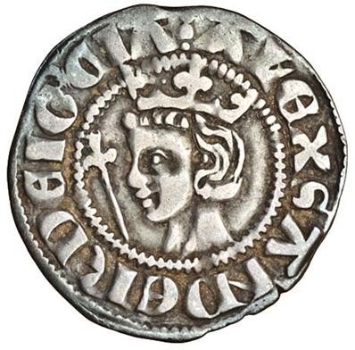 Scotland 1 Penny - Alexander III 2nd Coinage, Class A obverse