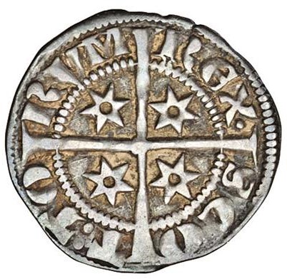Scotland 1 Penny - Alexander III 2nd Coinage, Class A reverse