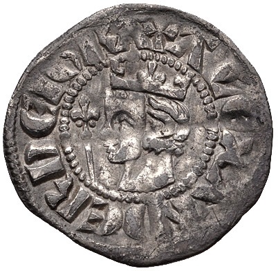 Scotland ½ Penny - Alexander III 2nd Coinage obverse