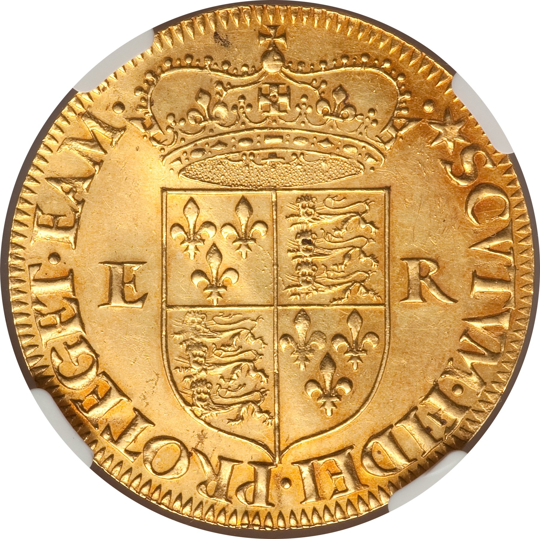 ½ Pound - Elizabeth I Milled Issue reverse