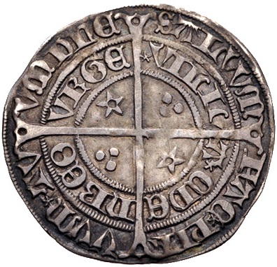 Scotland 1 Groat - James IV Light Coinage, Type III reverse