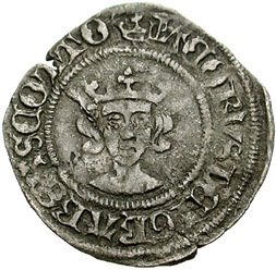 Scotland 1 Penny - James IV 2nd Issue, Type II obverse