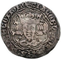 Scotland 1 Groat - James II 2nd Coinage, 2nd Issue, Type II obverse