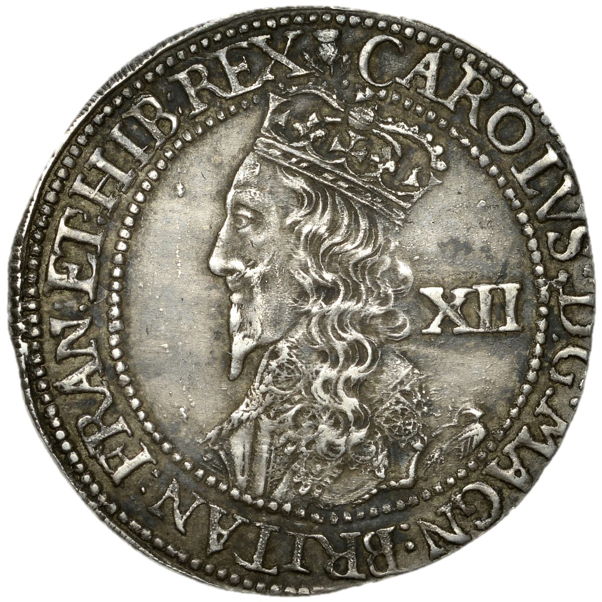 Scotland 12 Shillings - Charles I 3rd Coinage, 4th Issue obverse