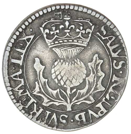 Scotland 40 Pence - Charles I 3rd Coinage, 3rd Issue