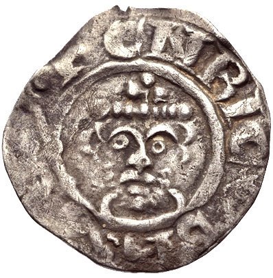 1 Penny - Richard I Short Cross type; class 3 obverse