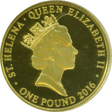Saint Helena 1 Pound - Elizabeth II Elizabeth I obverse