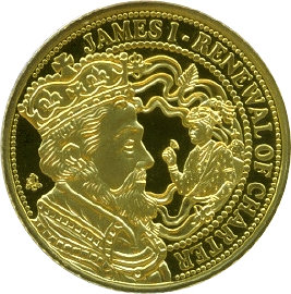 Saint Helena 1 Pound - Elizabeth II James I