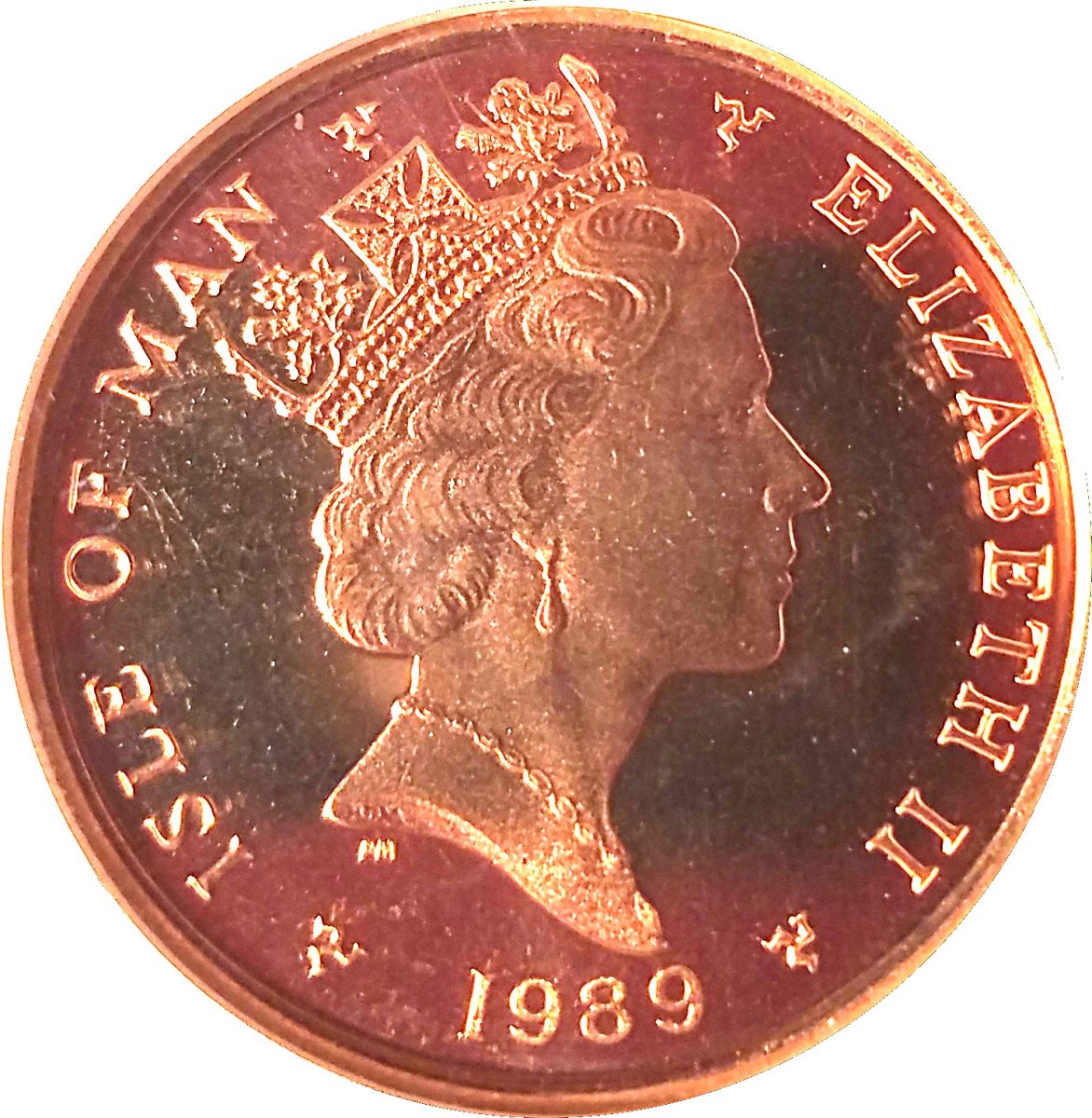 Isle of Man 2 Pounds - Elizabeth II Dirigible obverse