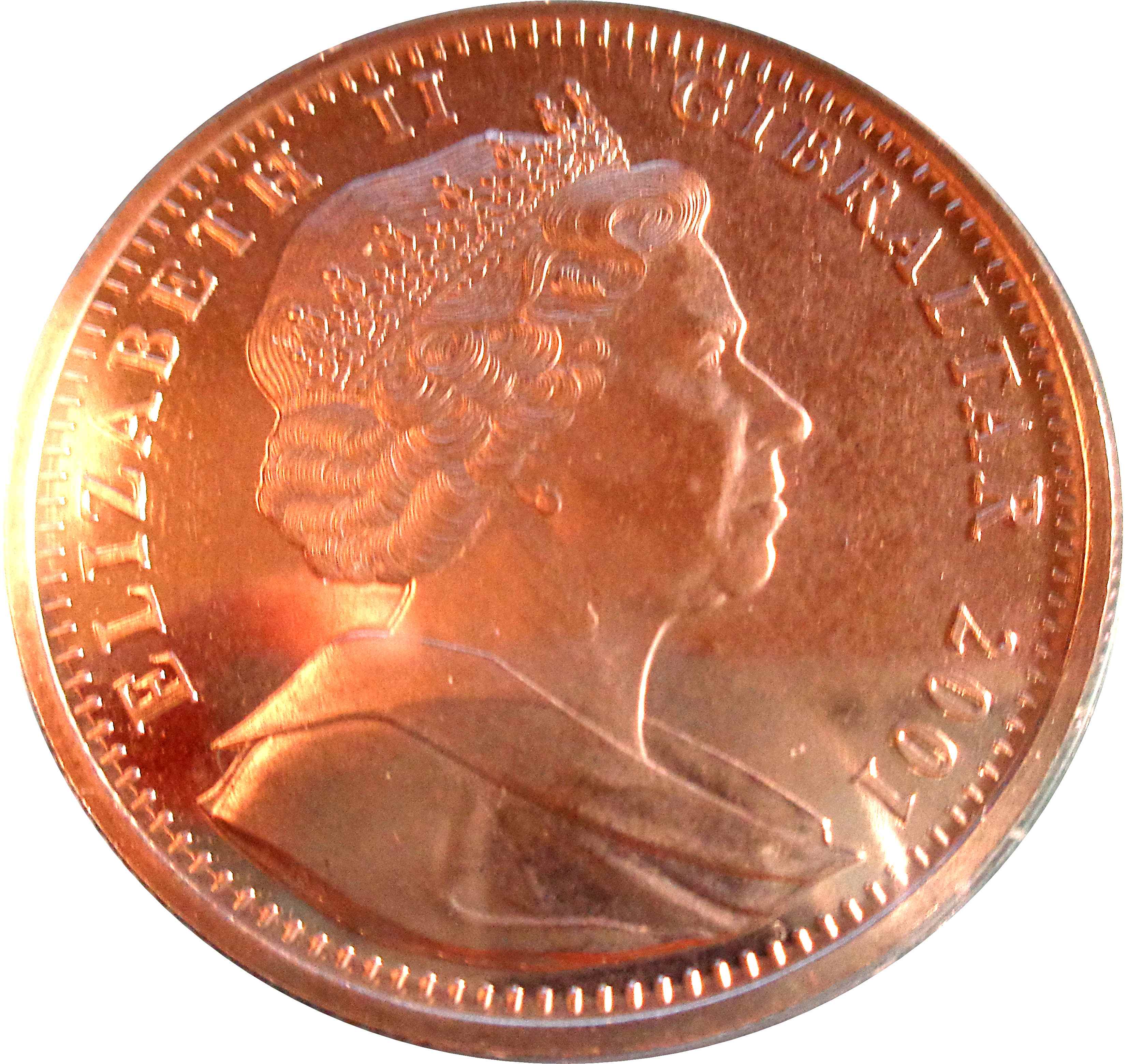 Gibraltar 1 Crown - Elizabeth II The Diamond Jubilee obverse