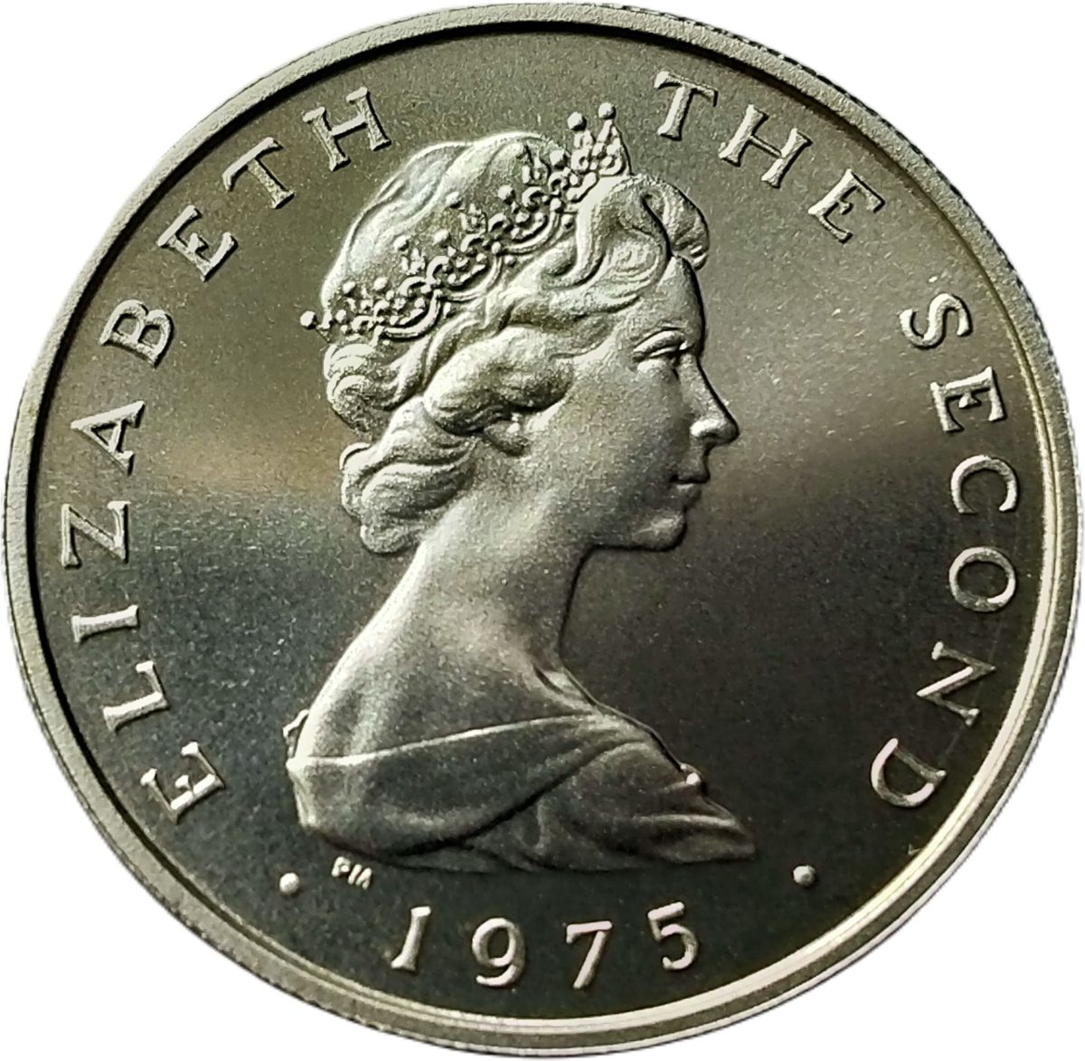 Isle of Man 5 New Pence - Elizabeth II Tower of Refuge; Silver obverse