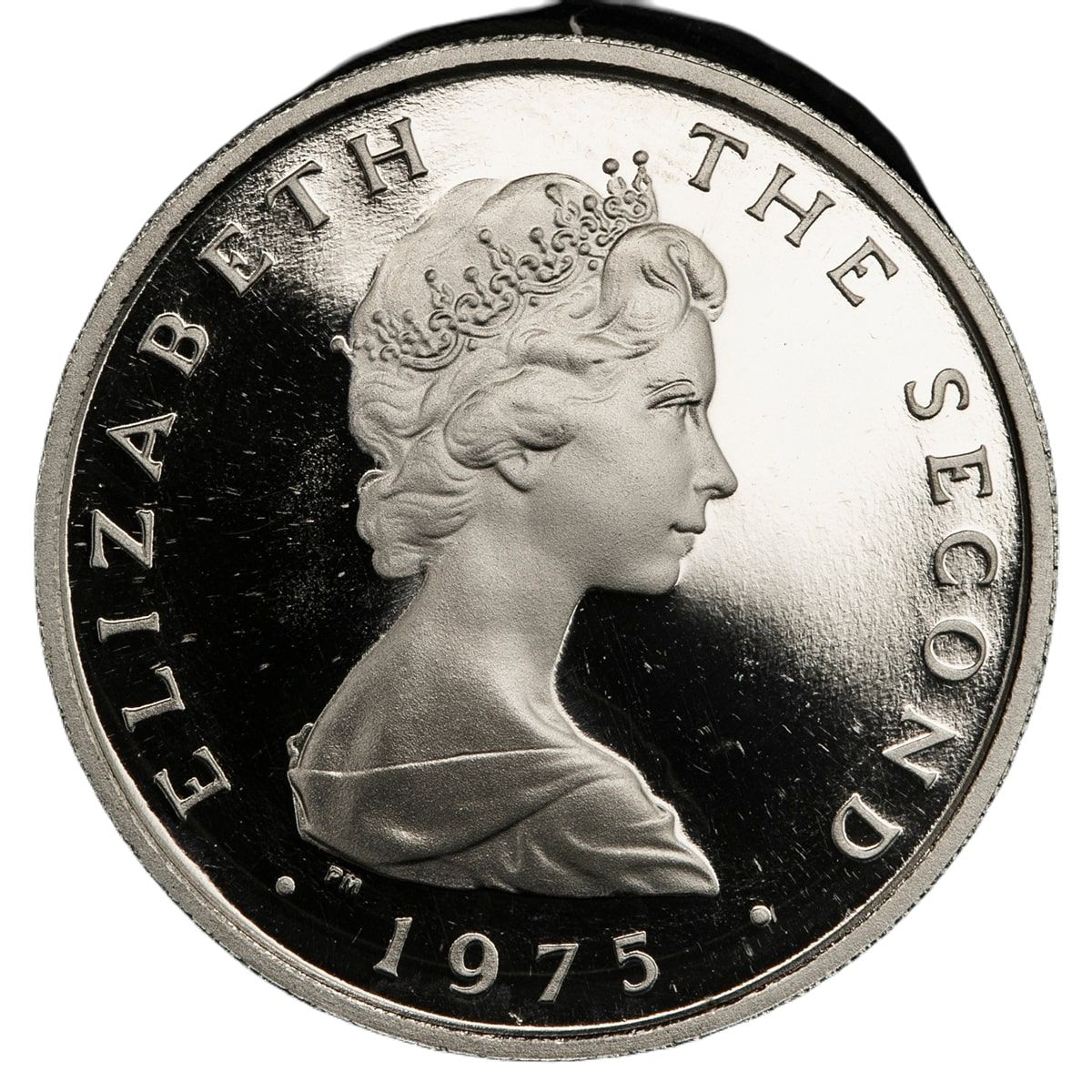 Isle of Man 5 New Pence - Elizabeth II Tower of Refuge; Platinum Proof obverse