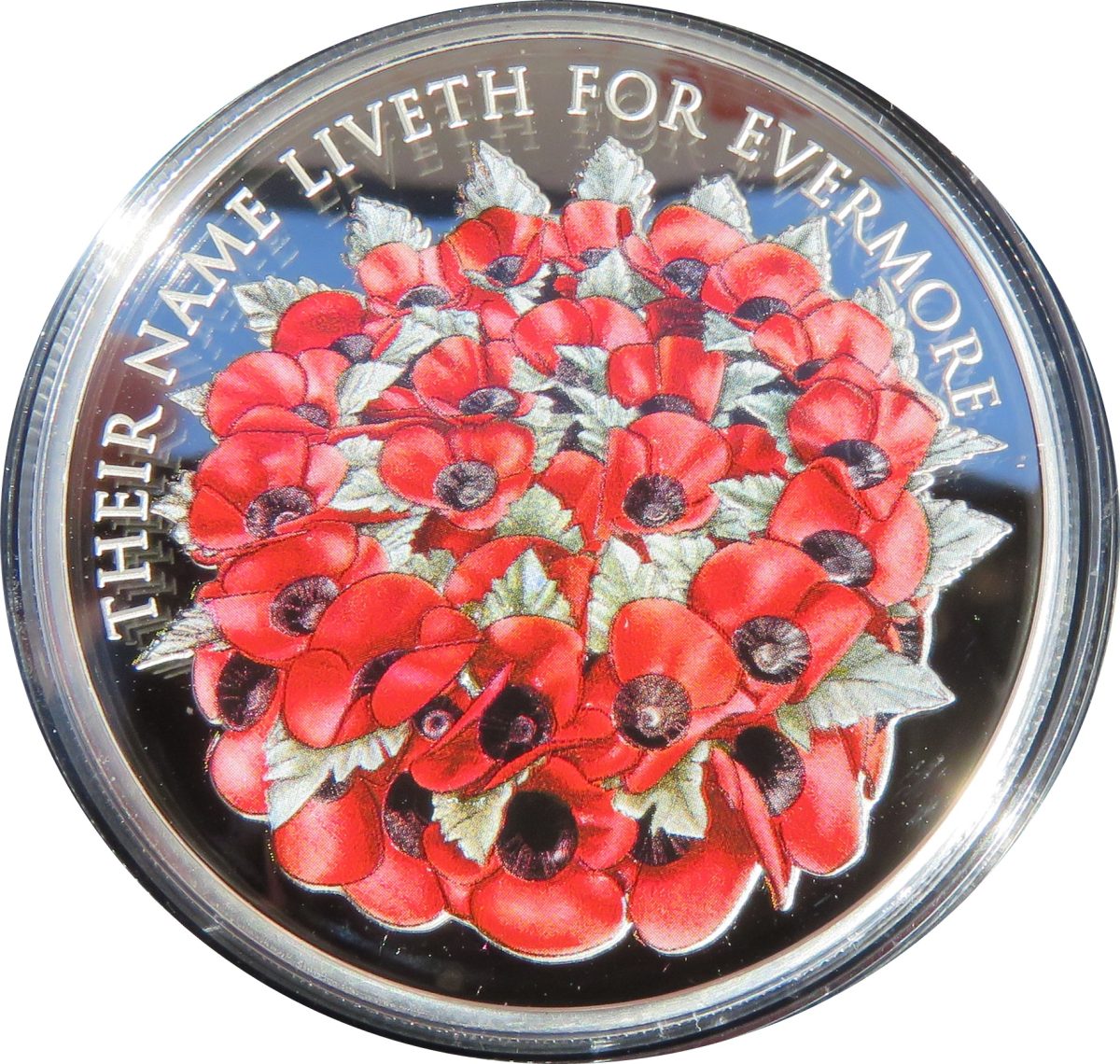 Alderney 5 Pounds - Elizabeth II 2016 Remembrance Day, Silver Proof
