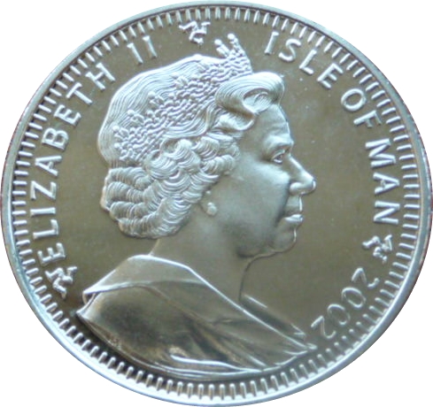 Isle of Man 1 Crown - Elizabeth II Castle of Mey obverse