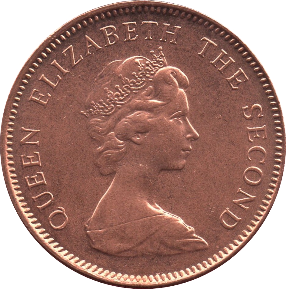 Falkland Islands 1 Penny - Elizabeth II 2nd portrait; magnetic obverse