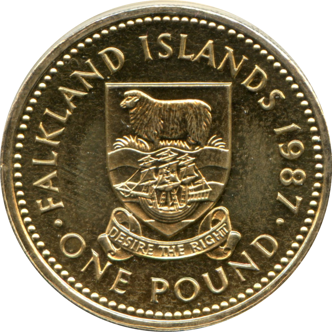 Falkland Islands 1 Pound - Elizabeth II 3rd portrait