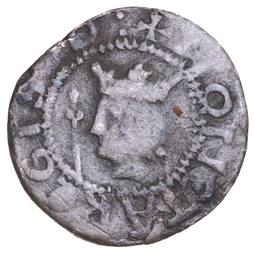 Scotland ½ Penny - David II 1st Coinage, 1st Issue obverse