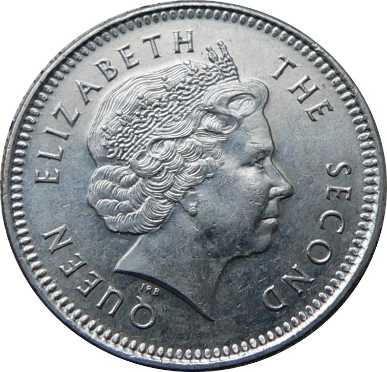 Falkland Islands 10 Pence - Elizabeth II 4th portrait obverse
