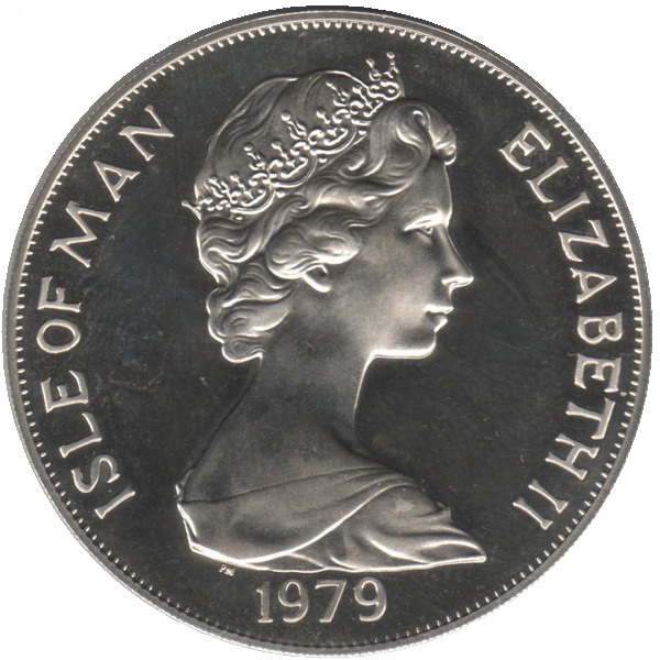 Isle of Man 1 Crown - Elizabeth II Tynwald - Sir William Hillary; Silver Proof obverse