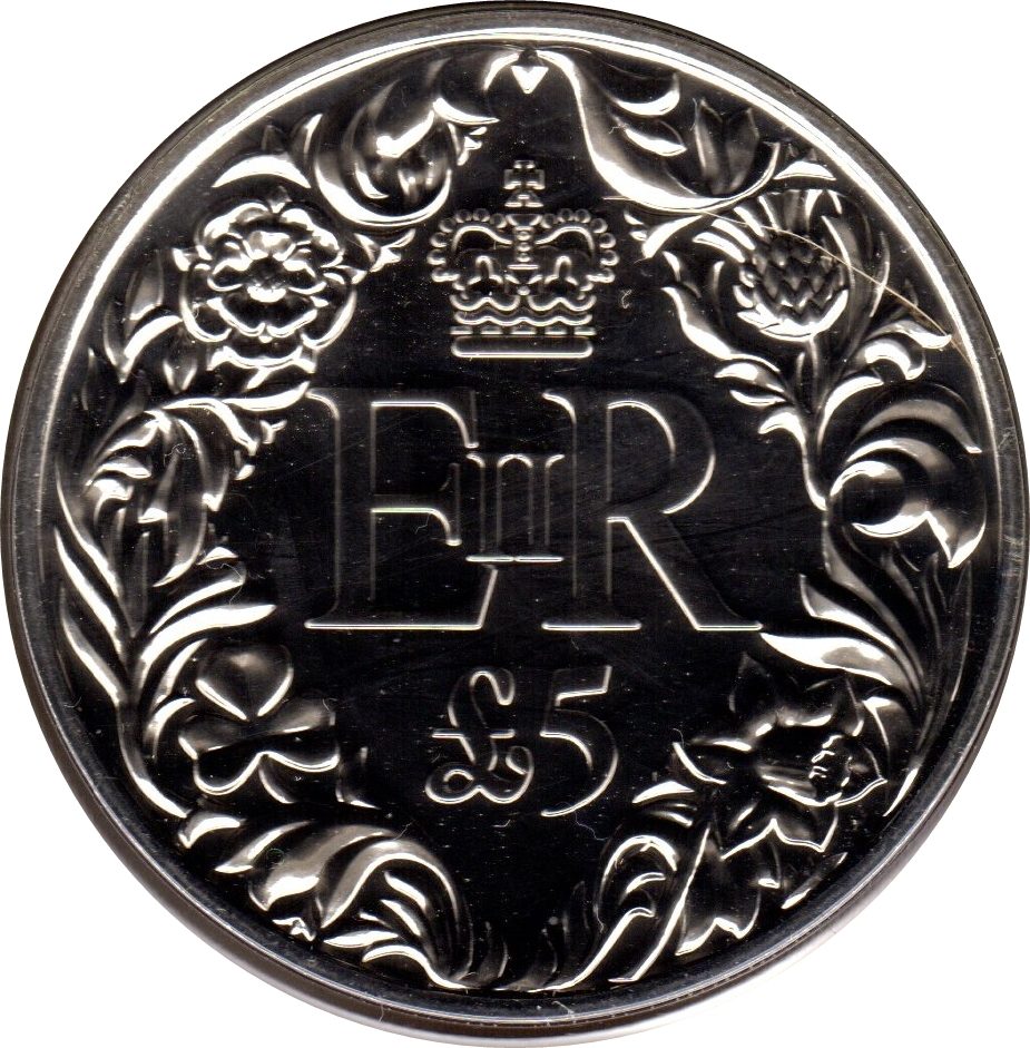 Guernsey 5 Pounds - Elizabeth II Diamond Jubilee