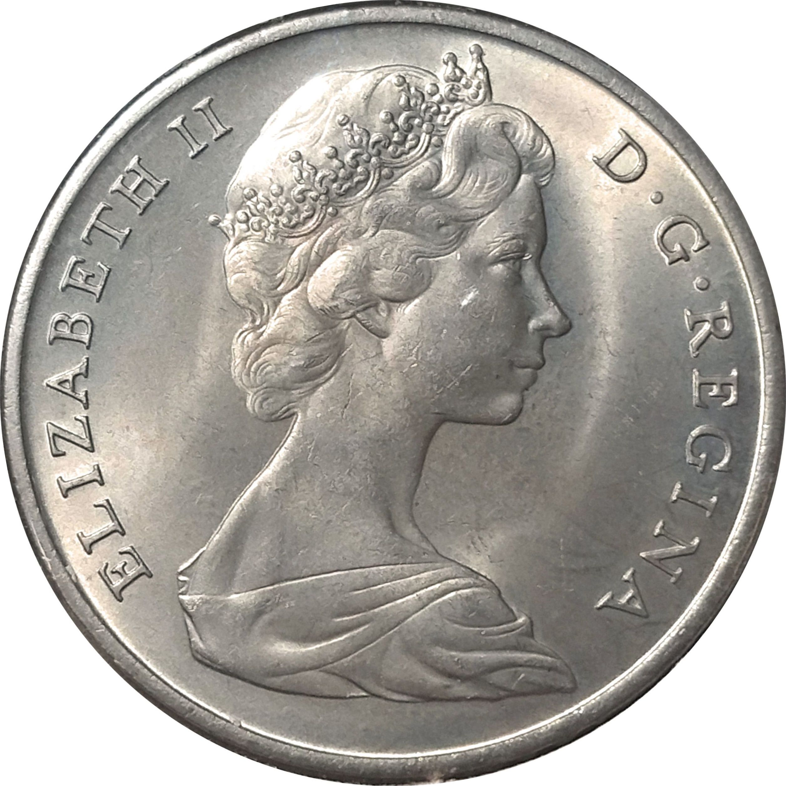 Gibraltar 1 Crown - Elizabeth II Gibraltar Castle and Key obverse