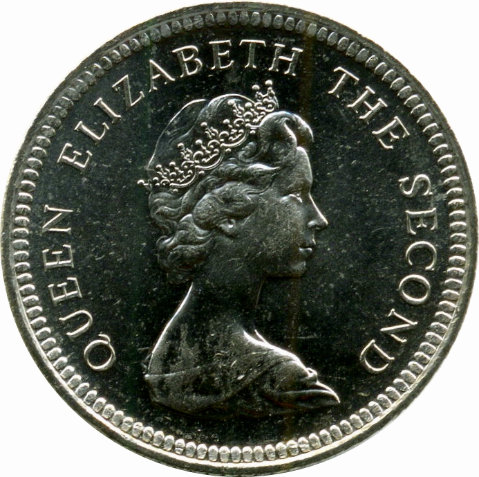 Falkland Islands 10 Pence - Elizabeth II 2nd portrait; small type obverse