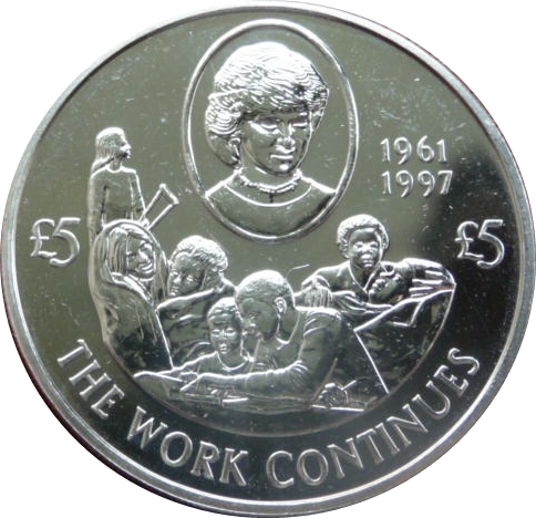 Jersey 5 Pounds - Elizabeth II The Work Continues reverse
