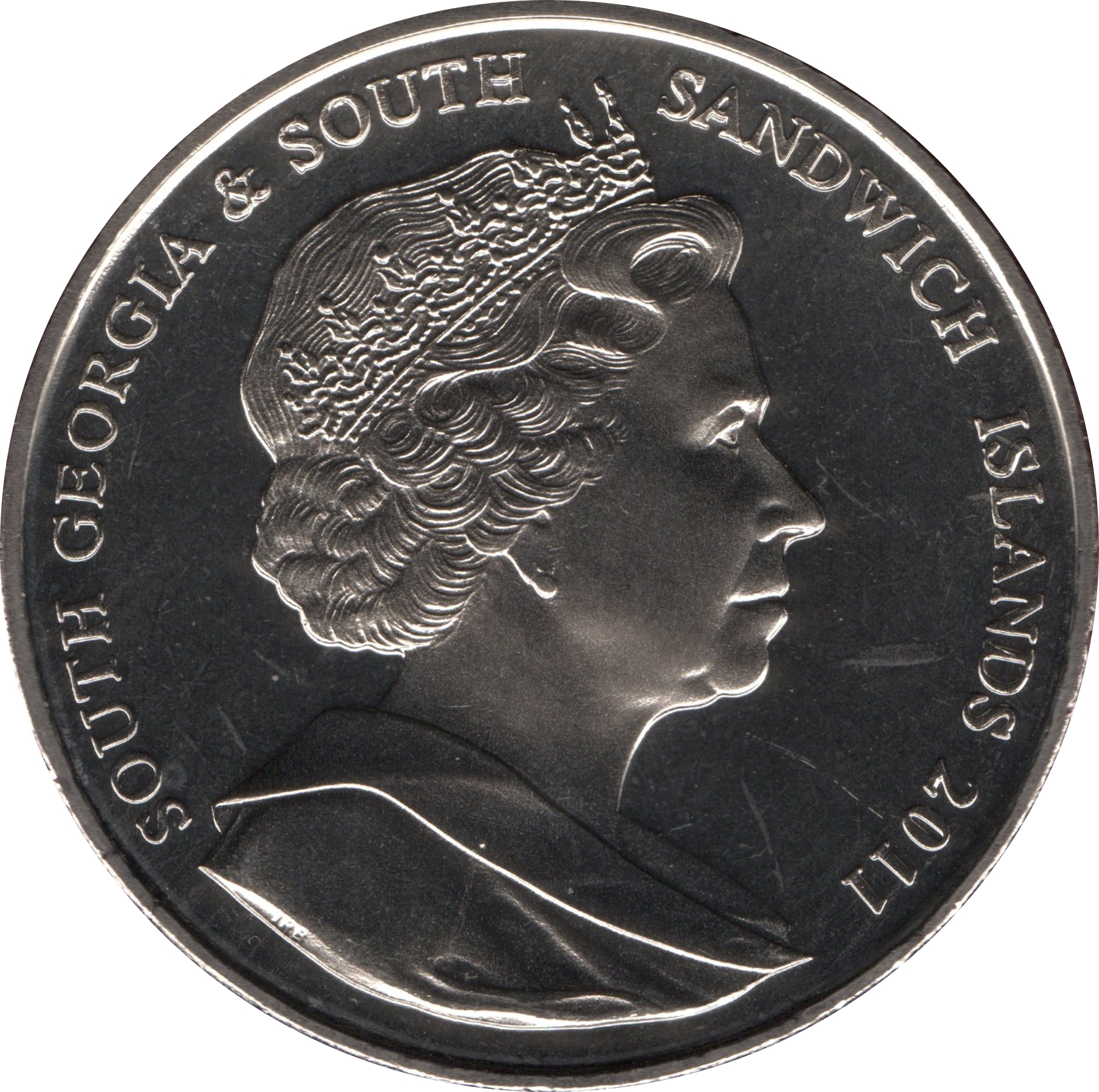 South Georgia and the South Sandwich Islands 2 Pounds - Elizabeth II 85th birthday of Queen Elizabeth II obverse