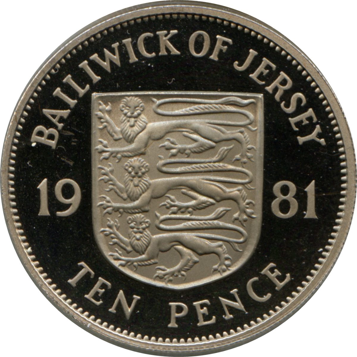Jersey 10 Pence - Elizabeth II 2nd portrait reverse